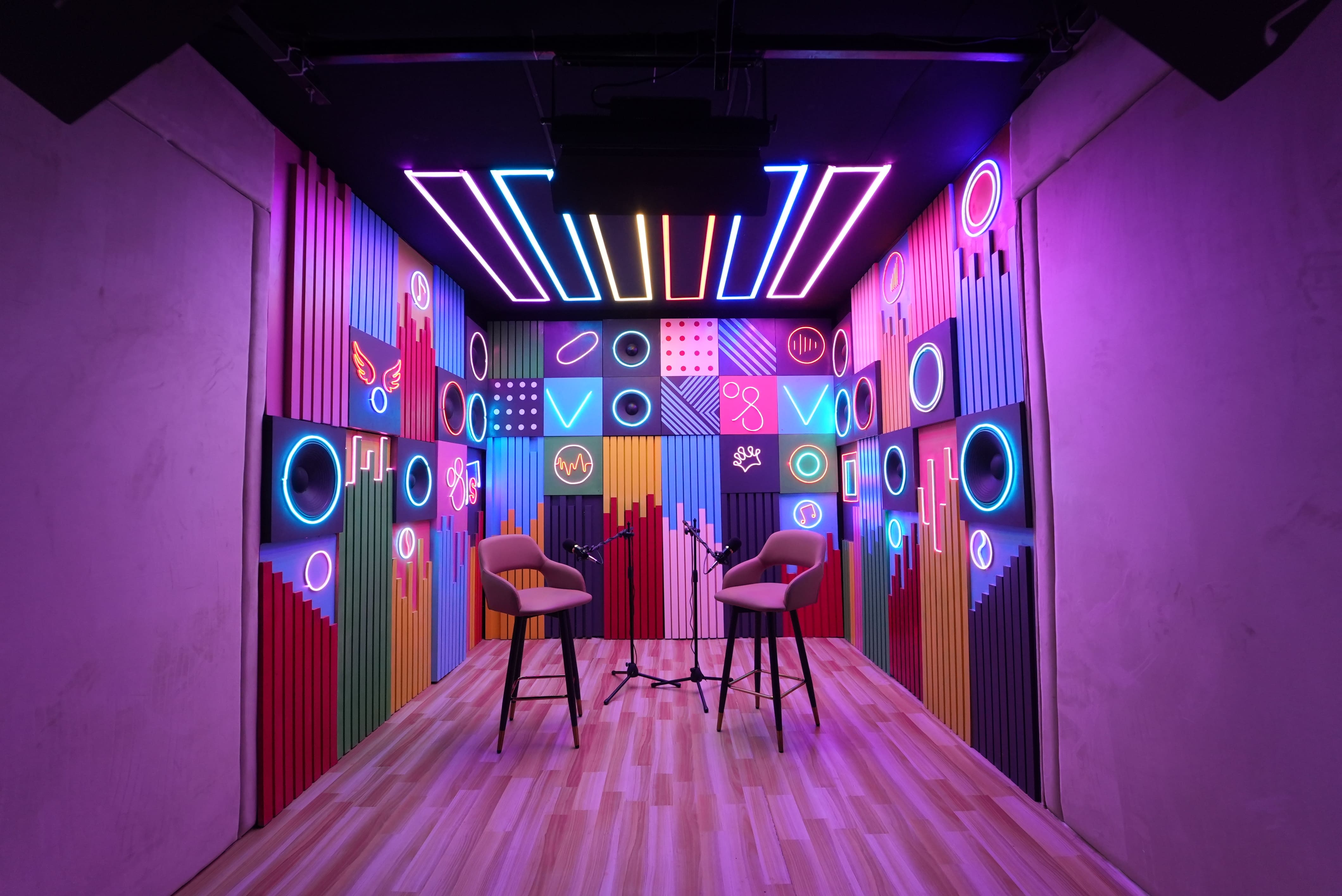 Chroma studio floor at Youtubers Film City